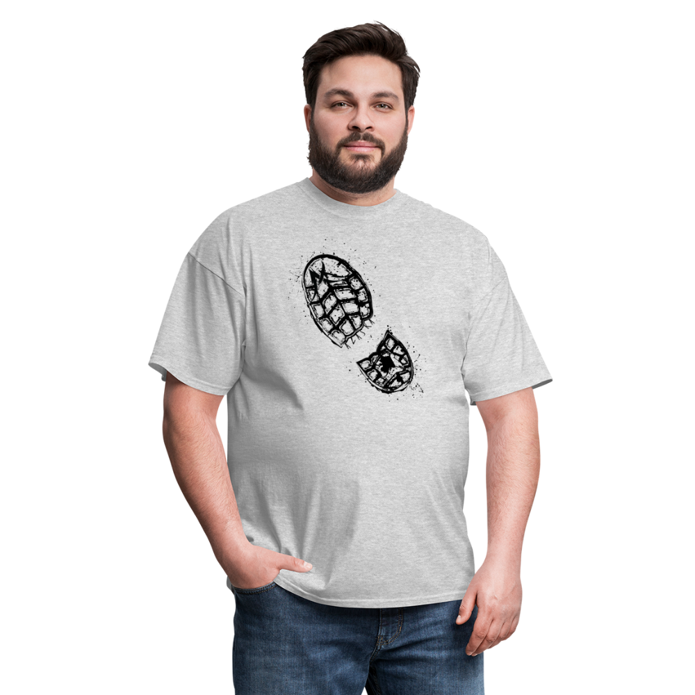 Boot Print Alaska - Light POD - heather gray