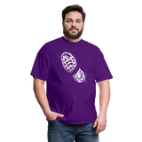 Boot Print Alaska - Dark POD - purple