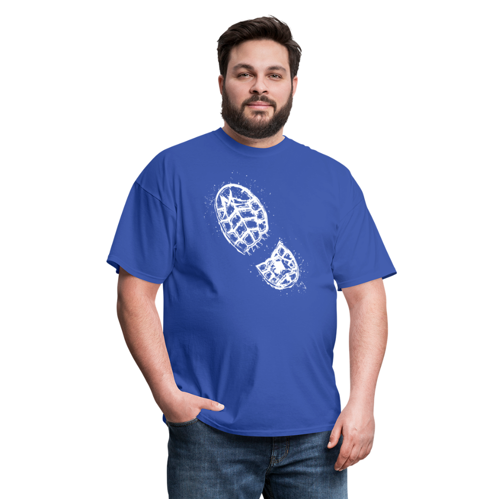 Boot Print Alaska - Dark POD - royal blue
