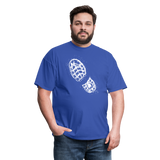 Boot Print Alaska - Dark POD - royal blue