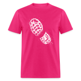 Boot Print Alaska - Dark POD - fuchsia