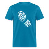 Boot Print Alaska - Dark POD - turquoise