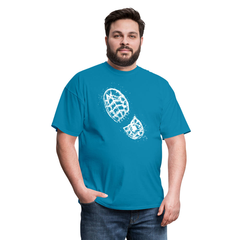 Boot Print Alaska - Dark POD - turquoise