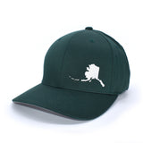 Alaska State Outline FlexFit Hat