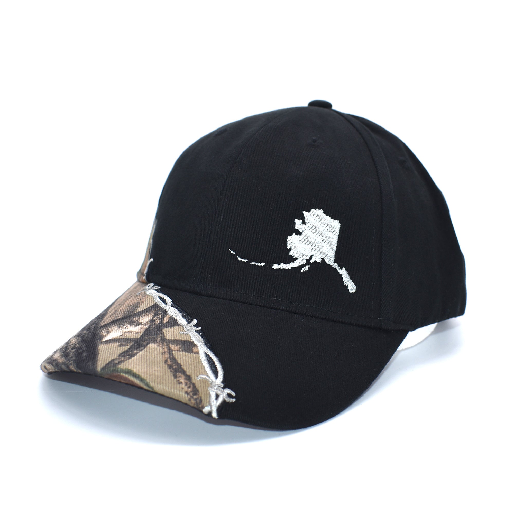 Alaska State Outline Hat - Barbed Wire Camo – Peak Apparel