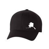 Alaska State Outline FlexFit Hat