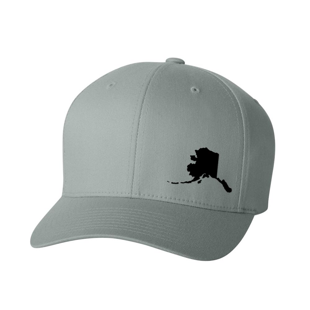 Alaska State Outline FlexFit Hat
