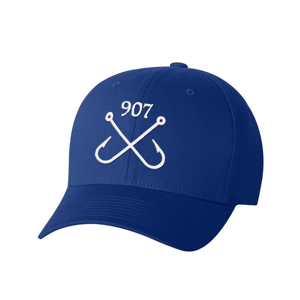 Fishing Hooks Flexfit Hat S-M / Royal Blue