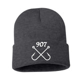 Fishing Hooks Rolled Beanie