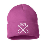 Fishing Hooks Rolled Beanie
