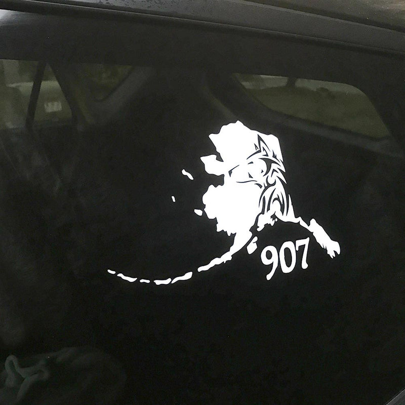 Tribal Alaska Wolf Decal