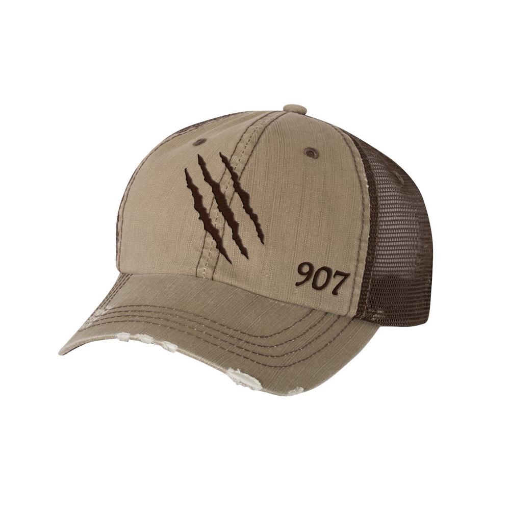 Claw Scratch Frayed Hat – Peak Apparel