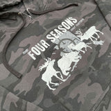 Four Seasons Black Camo Hoodie