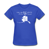 All Things Alaska Women's Tee - royal blue