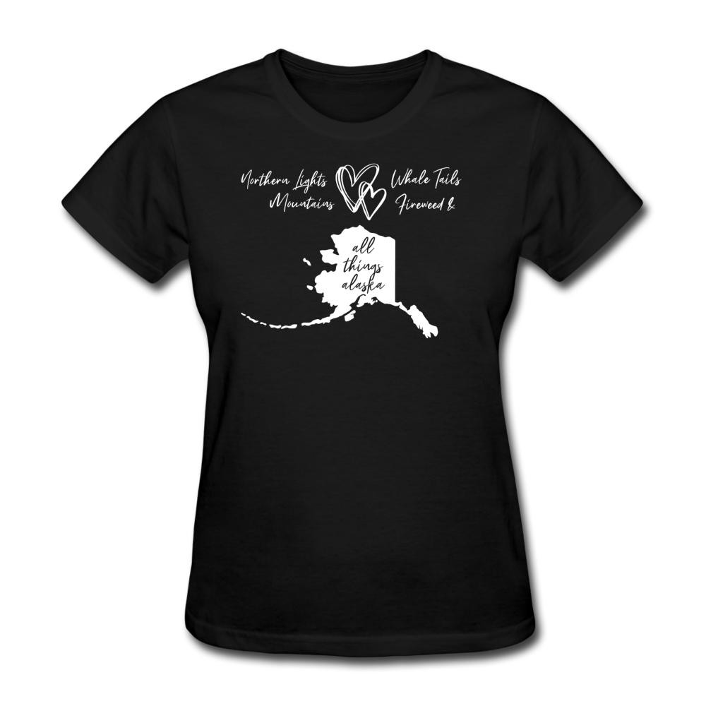 All Things Alaska Women's Tee - black