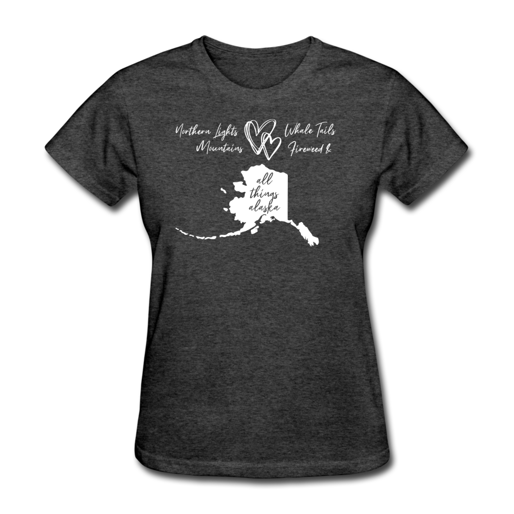 All Things Alaska Women's Tee - heather black