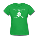 All Things Alaska Women's Tee - bright green