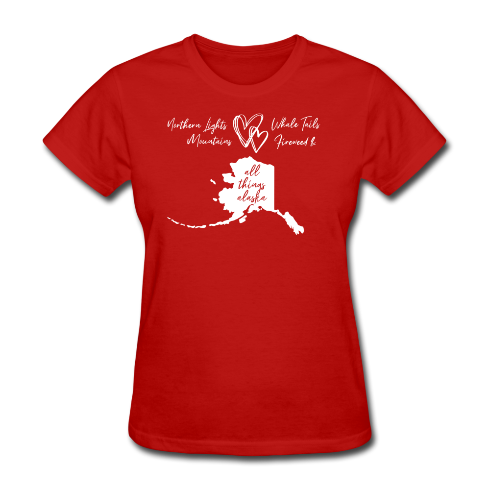 All Things Alaska Women's Tee - red