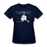 All Things Alaska Women's Tee - navy