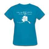 All Things Alaska Women's Tee - turquoise