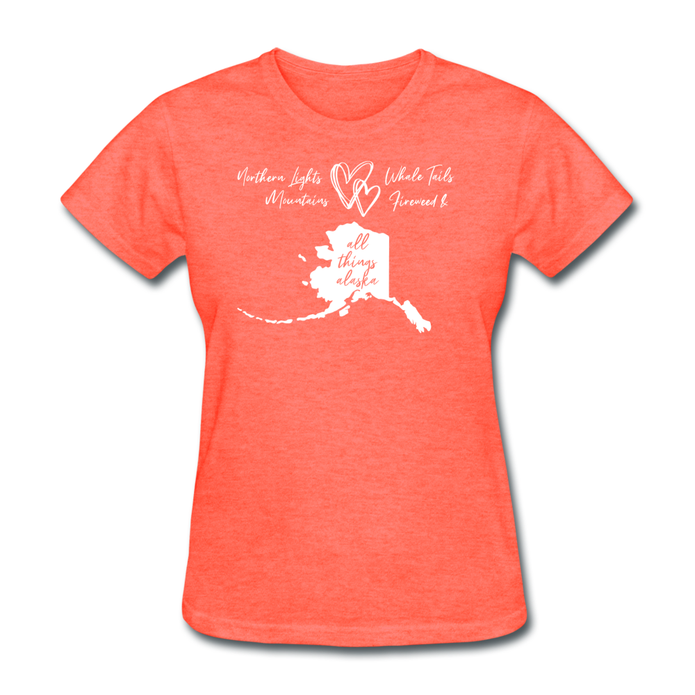 All Things Alaska Women's Tee - heather coral