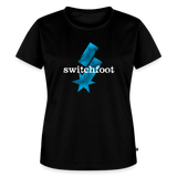 Abby Switchfoot Tee - black