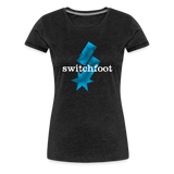 Abby Switchfoot Tee - charcoal grey