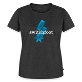 Abby Switchfoot Tee - heather anthracite