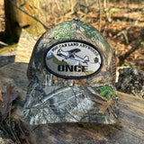 Land Anywhere Once Patch Hat - RealTree Camo