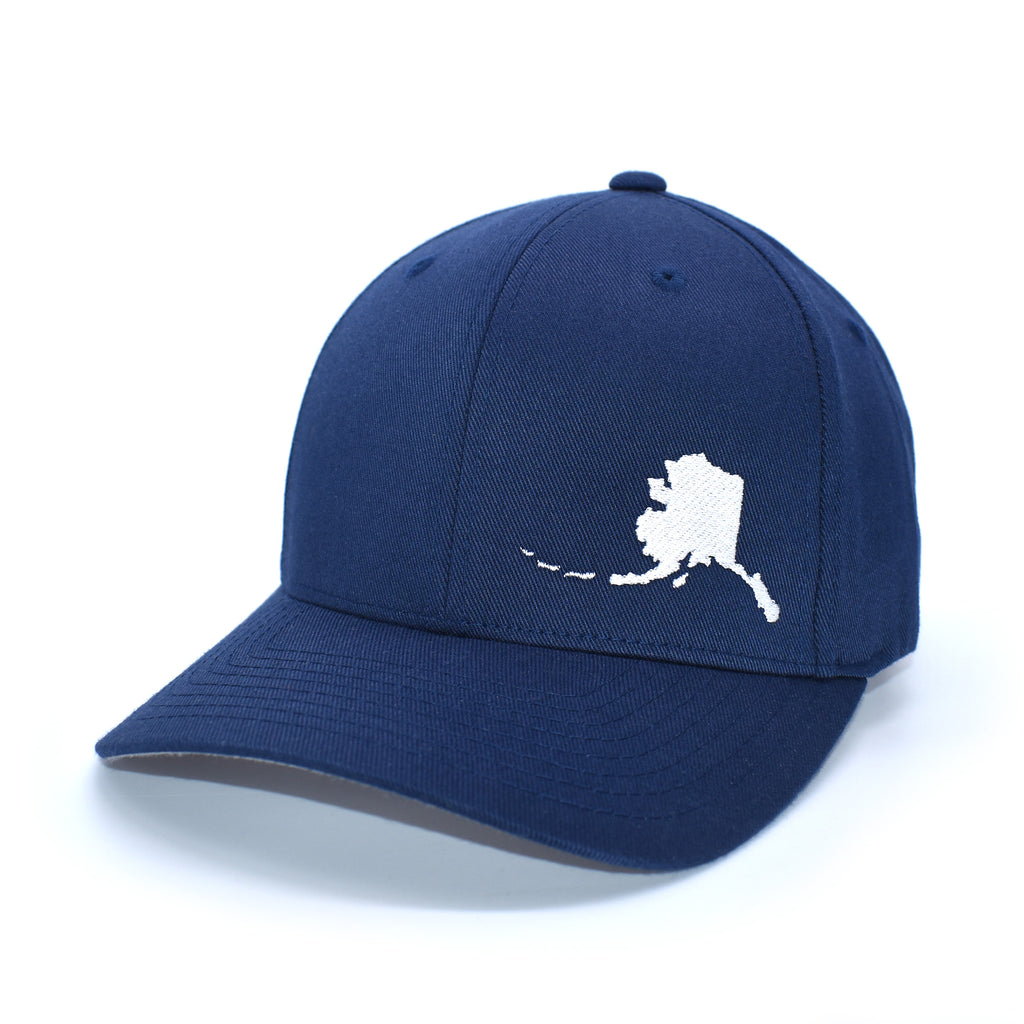 Alaska State Outline FlexFit Hat – Peak Apparel | Flex Caps