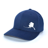 Alaska State Outline FlexFit Hat