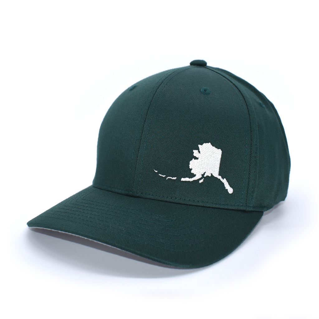 Alaska State Outline FlexFit Hat – Peak Apparel