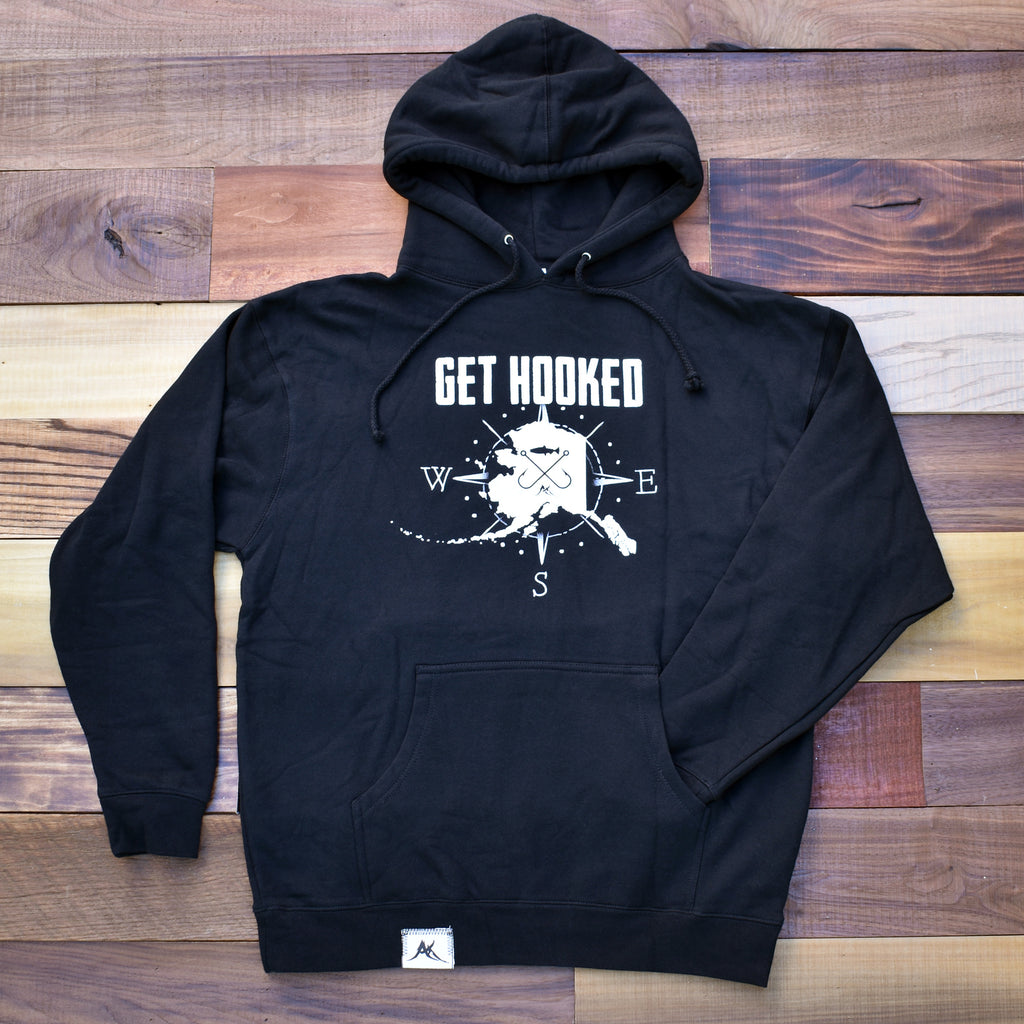 Alaska Fishing Hoodie - Get Hooked – Peak Apparel