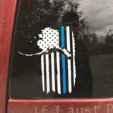 Alaskan Patriot Police Support Decal