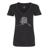 Alaska Love Women's V-Neck Shirt