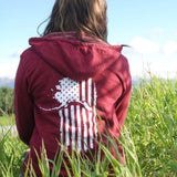 Alaskan Patriot Zip-Up Hoodie