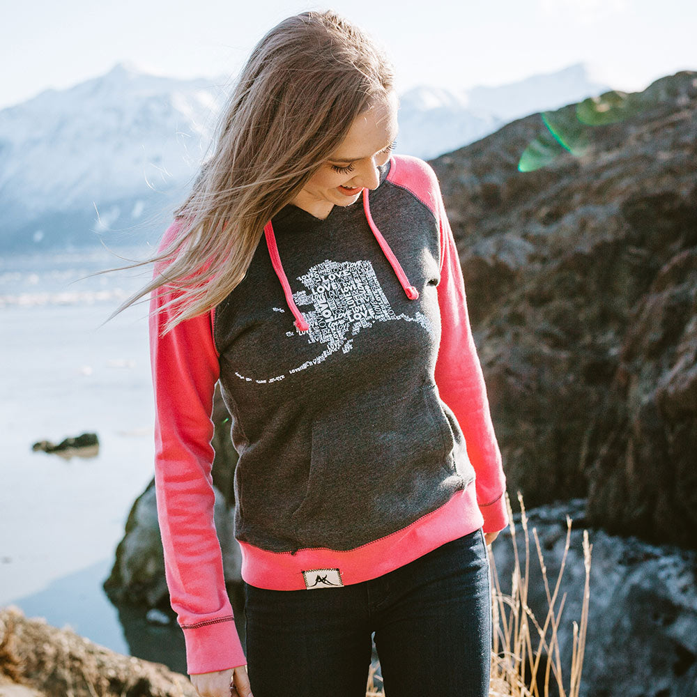 Alaska Love Women's Hoodie – Peak Apparel