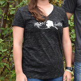 Frost Life Alaska Women's V-Neck Shirt