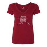 Alaska Love Women's V-Neck Shirt