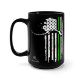Patriot Veteran Support Mug - Black 15oz.