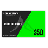 Peak Apparel Online Gift Card