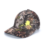 Alaska State Outline FlexFit Hat - Kanati Camo