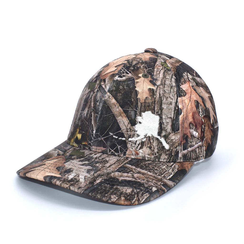 Alaska State Outline FlexFit Hat - Kanati Camo – Peak Apparel