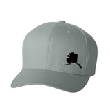 Alaska State Outline FlexFit Hat