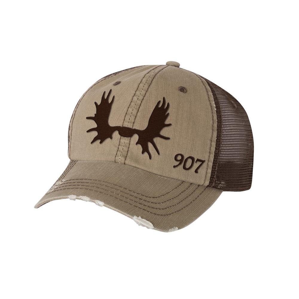 Moose Antlers Frayed Hat
