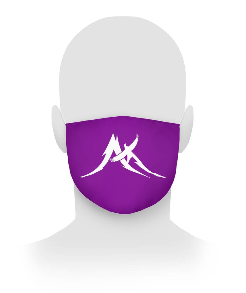 Peak Logo Purple - Cloth Face Mask
