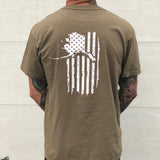 Coyote Tan 499 Military Patriot Shirt