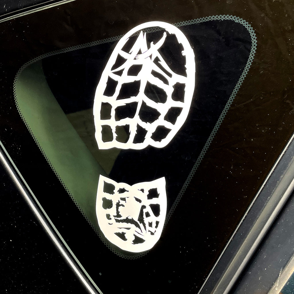 Get Out Boot Print Decal