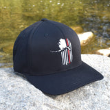 Alaskan Patriot Red Line Firefighter Support Hat
