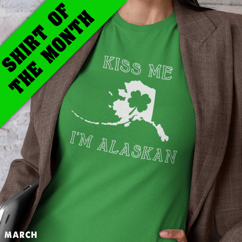 Kiss Me I'm Alaskan Men's Tee